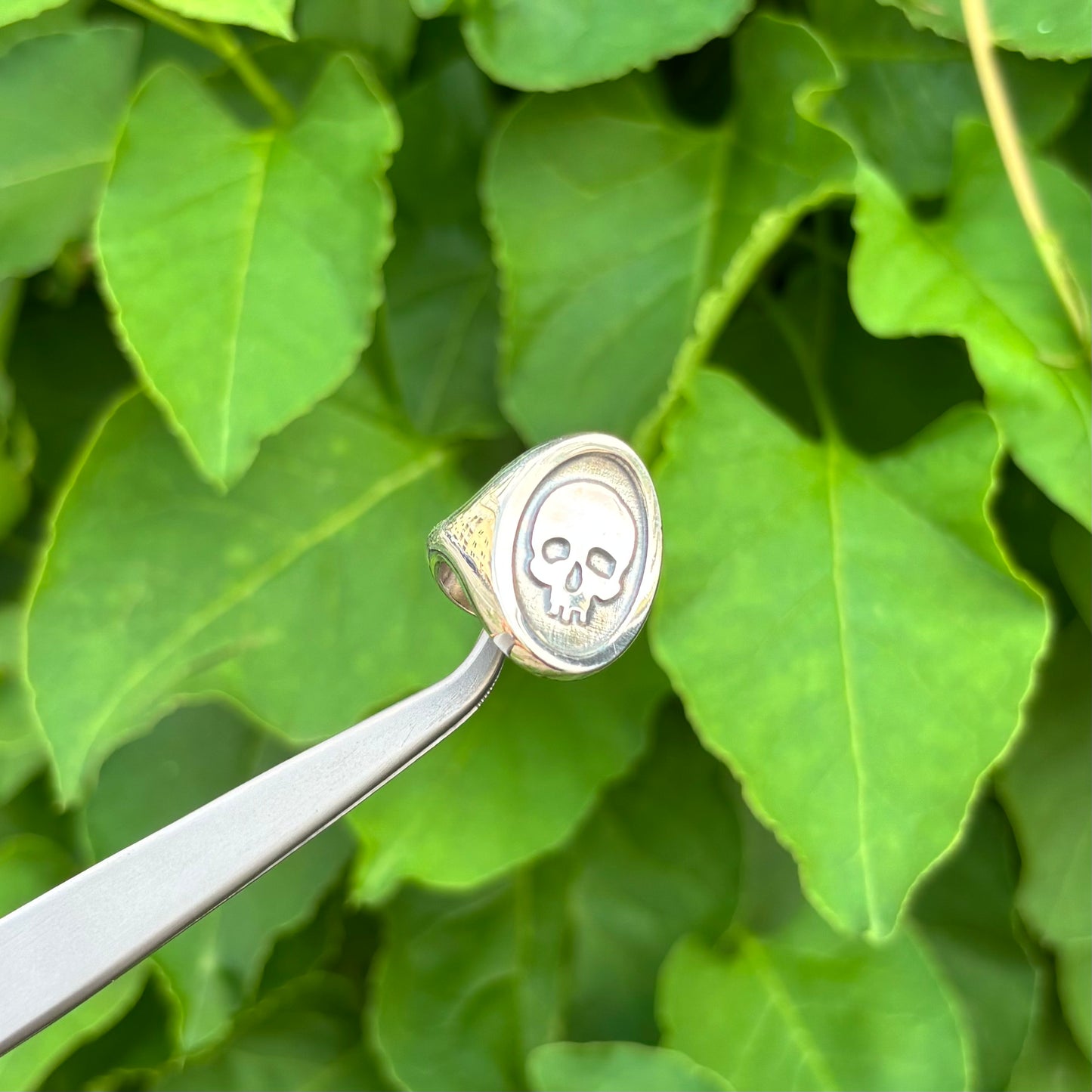 SKULL SIGNET RING