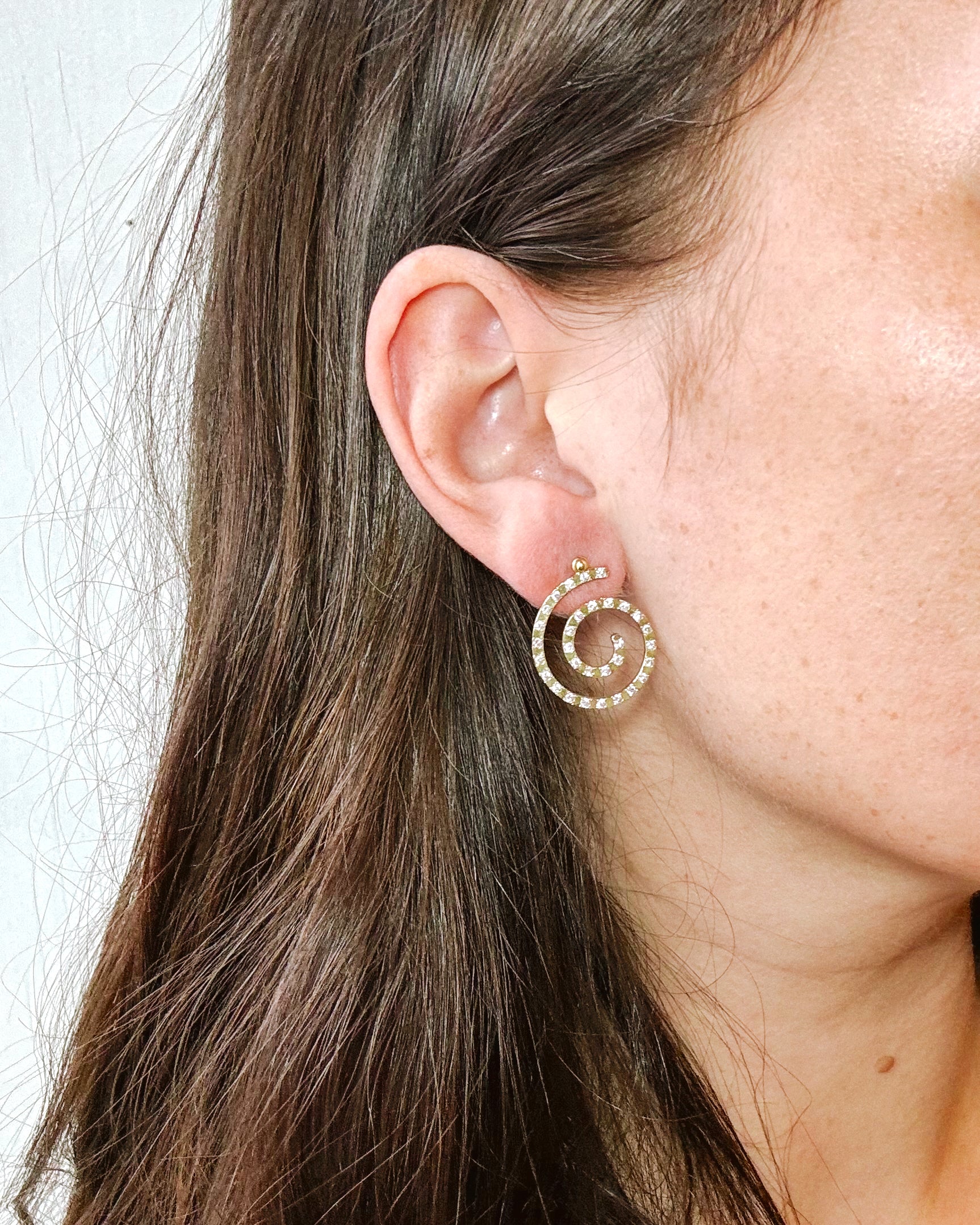 SPIRAL EARRING LARGE