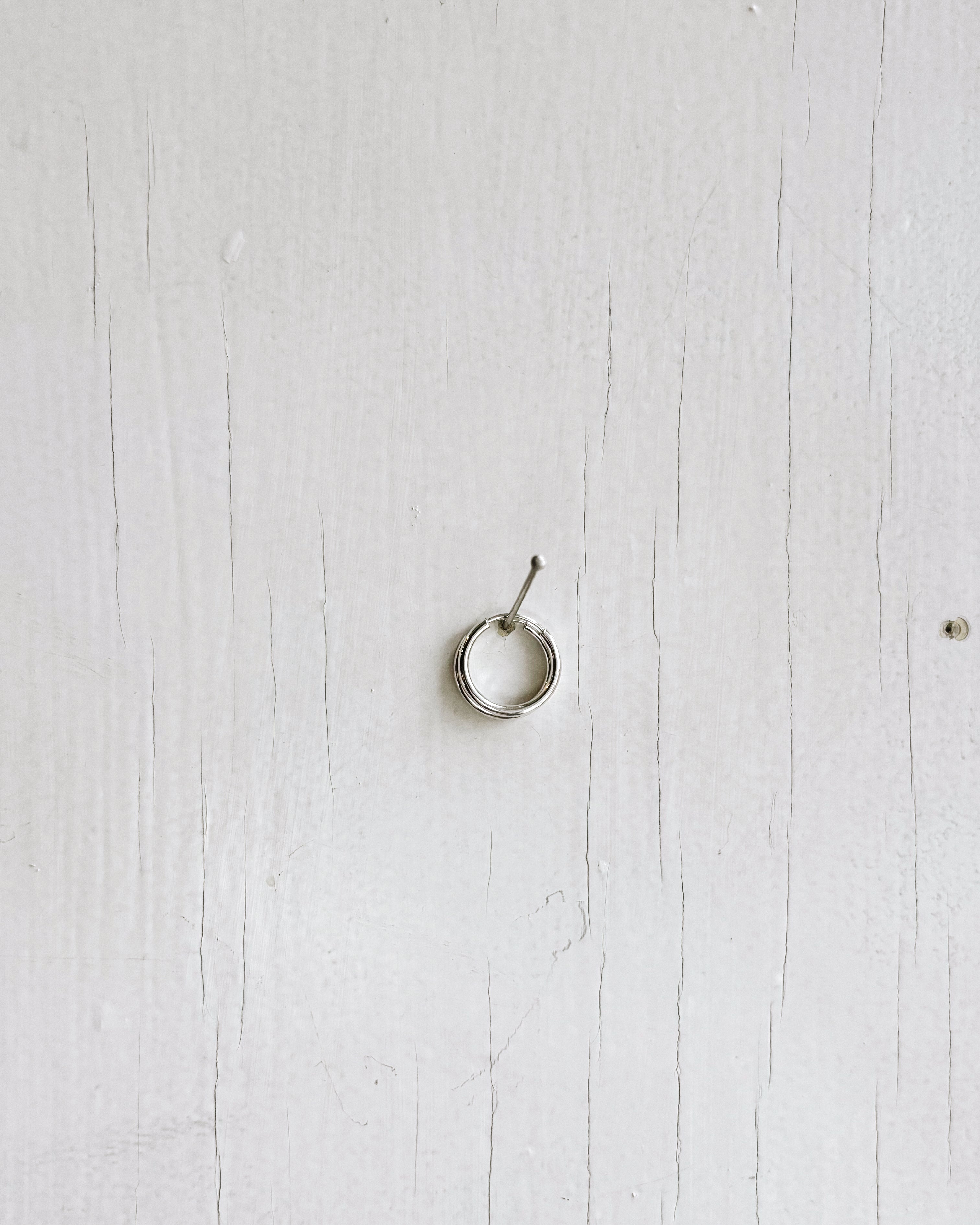 ULTRA MINI CREOLE SILVER