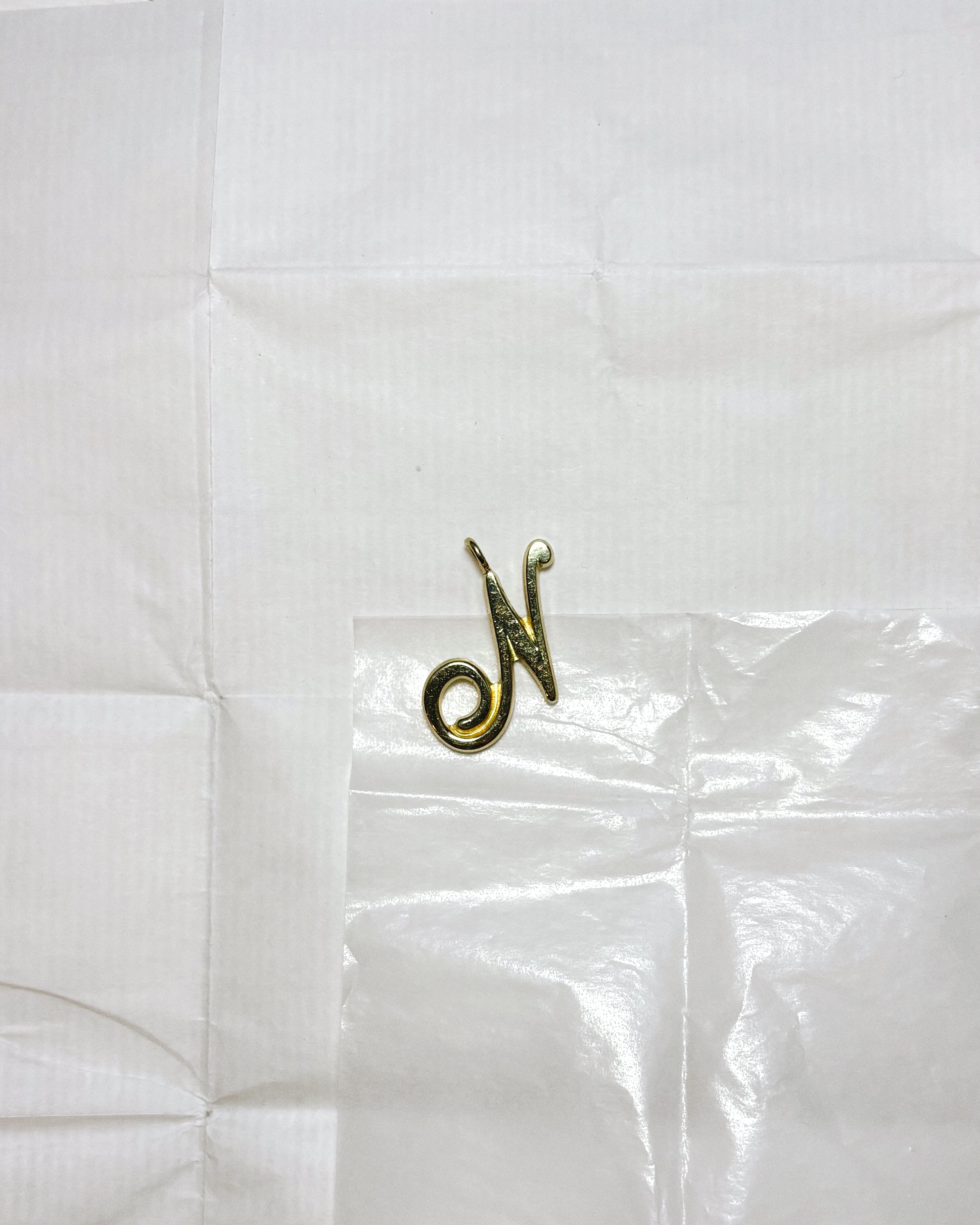 ROMANTIC INITIALS GOLD PLATED