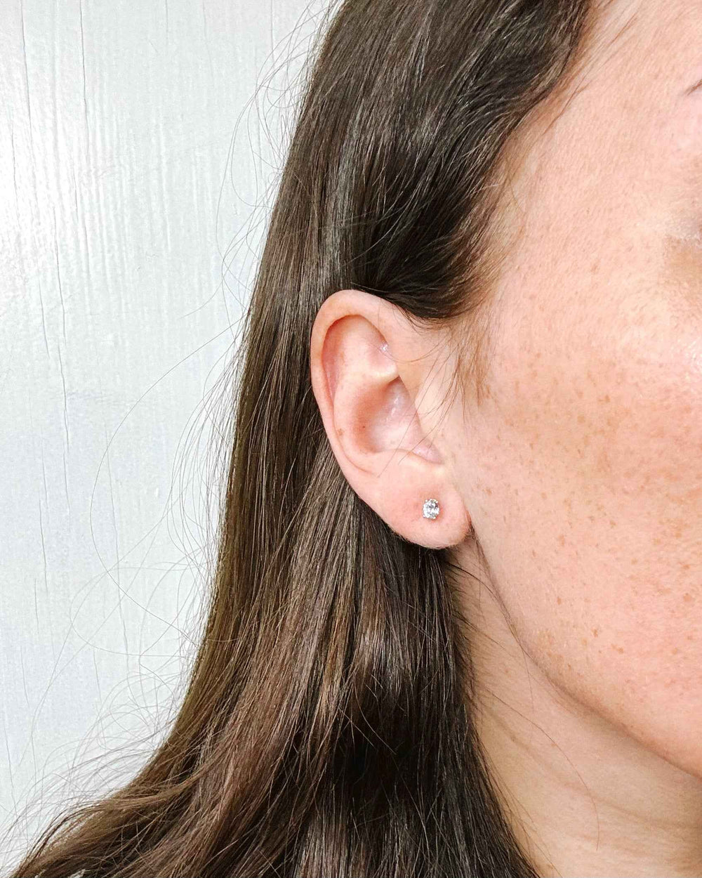 OVAL SAPPHIRE EAR STUDS