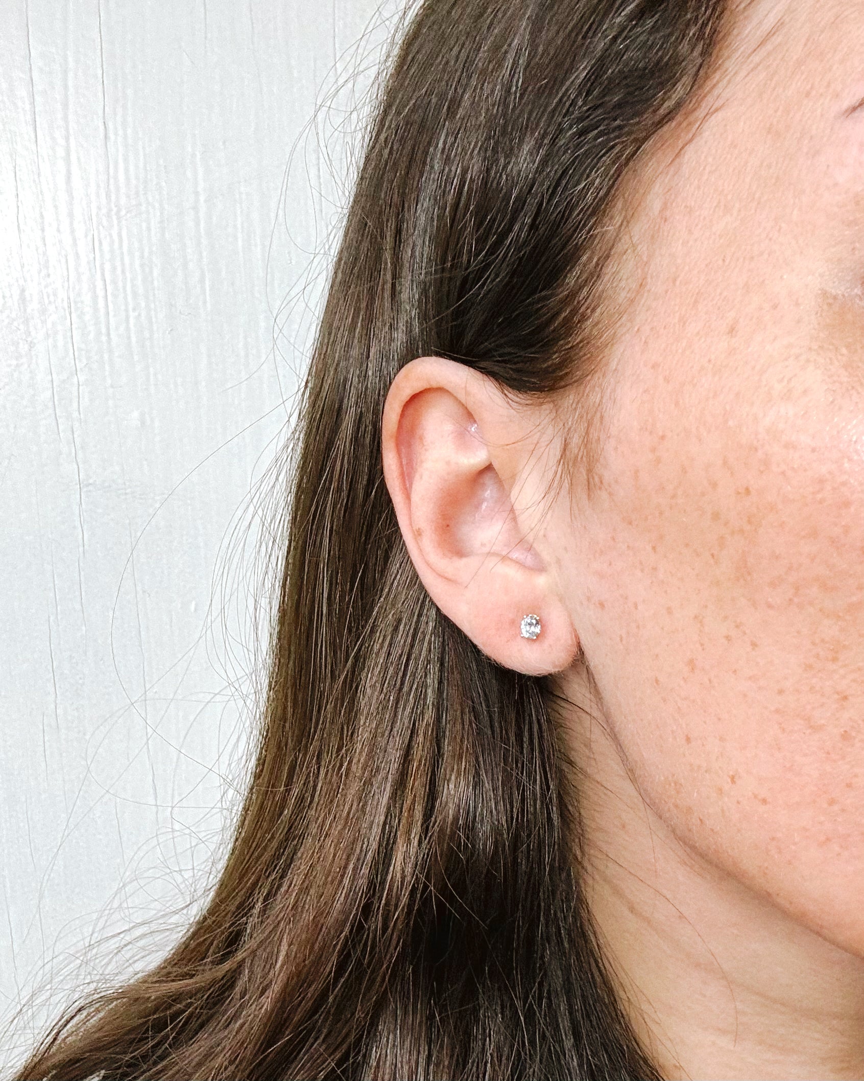 OVAL SAPPHIRE EAR STUDS