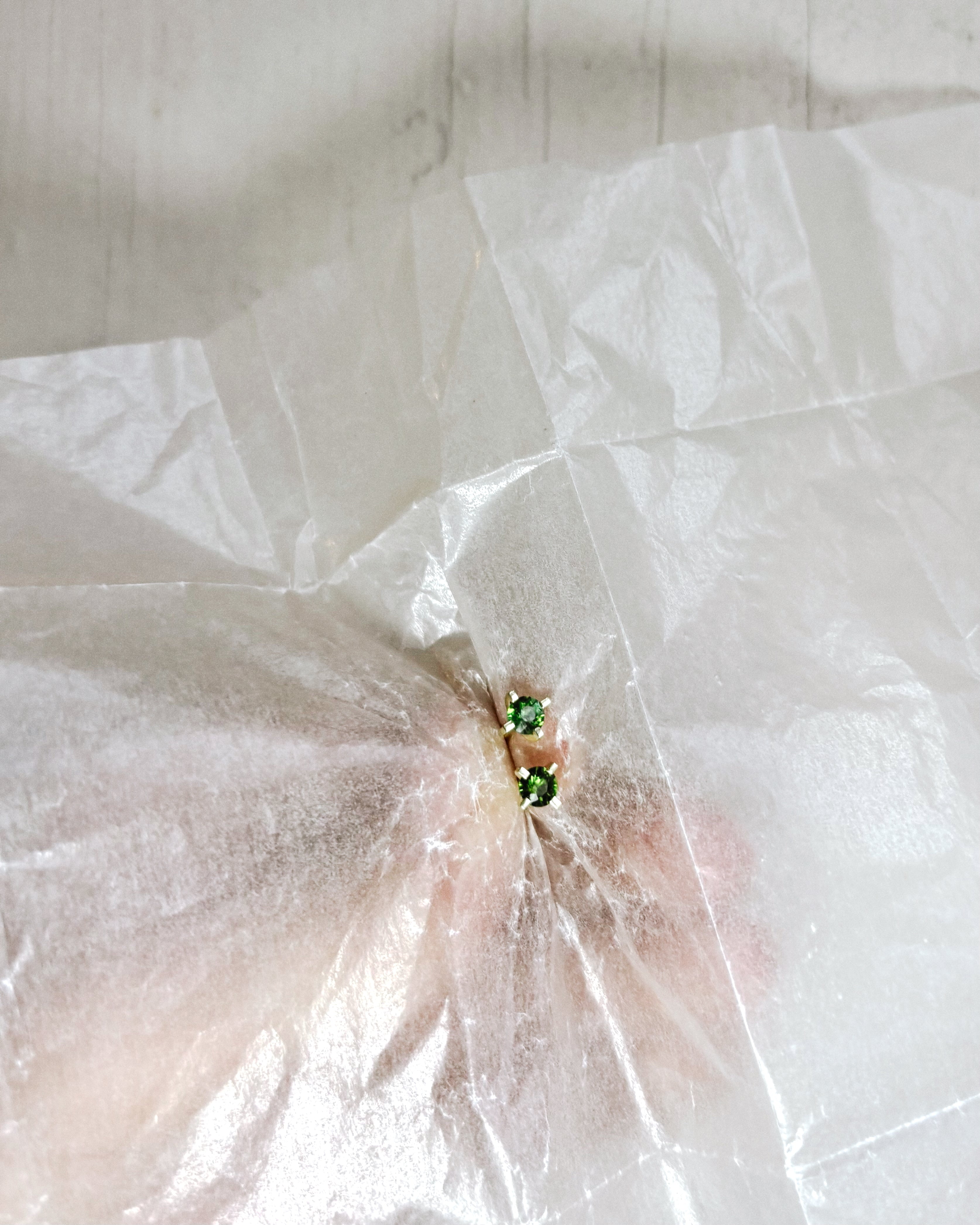 TOURMALINE EAR STUDS