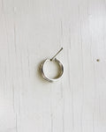 Sølv creole hoop chunky medium mellem størrelse fra hilbert københavn