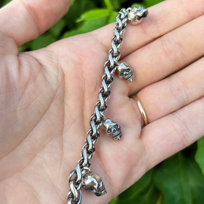 SKULL PALMEKÆDE ARMBÅND